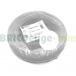Cable eléctrico flexible 1 mm² Blanco H05V-K1BL 200 Metros