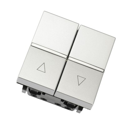 Doble Interruptor Persianas Módulo ancho N2244.1 Niessen Zenit