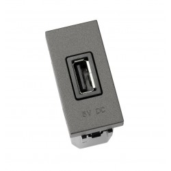Cargador USB Módulo estrecho Niessen Zenit N2185 AN antracita