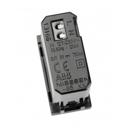 Cargador USB Estrecho Niessen Zenit N2185 AN antracita