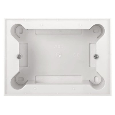 Zócalo Monocaja para mecanismos Niessen Zenit N2993 Blanco