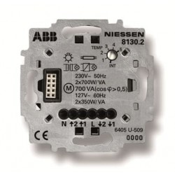Interruptor de 2 Relés Wireless Niessen 8130.2