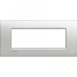 Placa rectangular LNC4807TE 7 Módulos Bticino Livinglight AIR Tech
