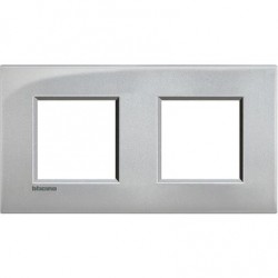 Placa 2 Ventanas Tech LNE4802M2TE BTicino Livinglight AIR