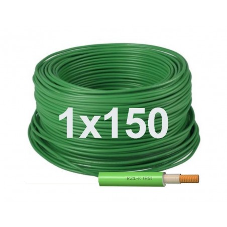 Manguera cable flexible Libre halógenos 1x150 Unipolar RZ1-K 0,6/1KV
