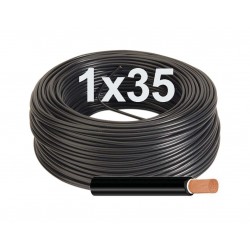 Manguera eléctrica Unipolar Flexible 1x35 RV-K Color Negro