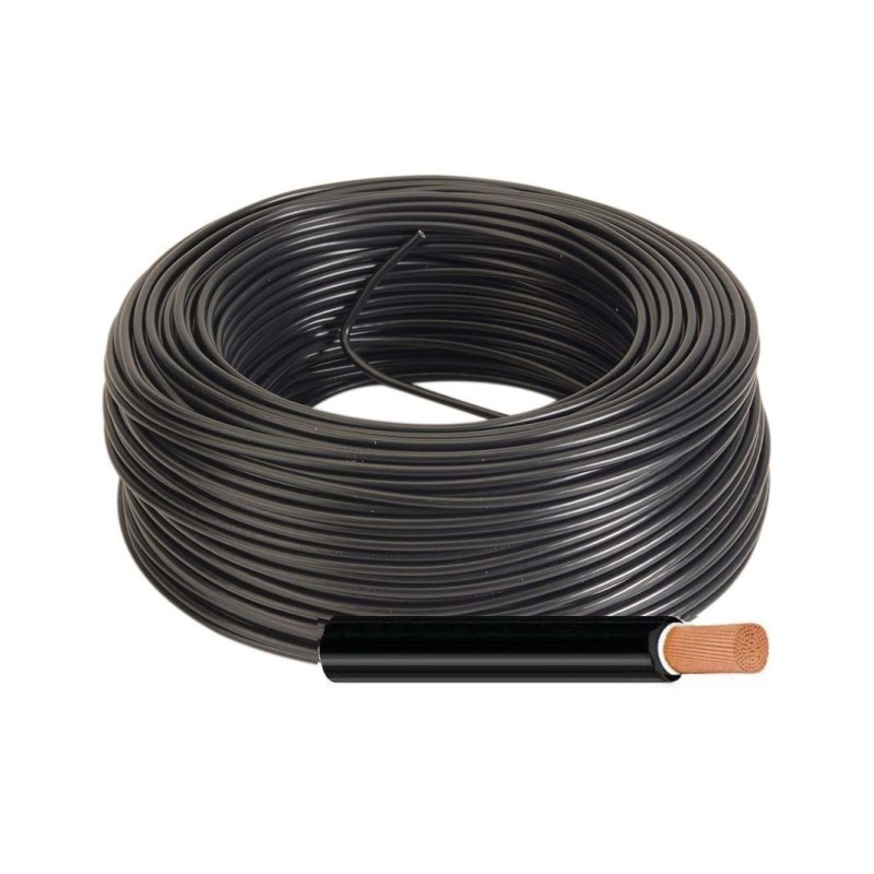 Manguera negra flexible Unipolar 1x16 mm RV-K 1000V.