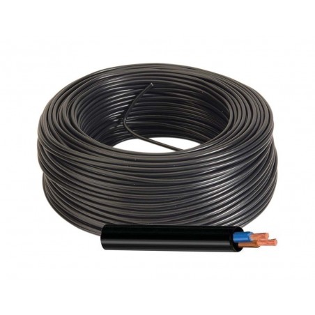 Manguera Eléctrica Negra Cable Flexible 2x4 RV-K 1000V
