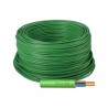 Manguera cable Flexible Verde 2x1 Libre halógenos RZ1-K 500V.