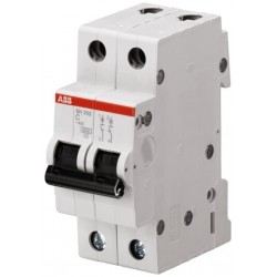 Automático Interruptor Magnetotérmico ABB 50A 2 Polos SH202-C50