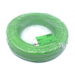 Cable unipolar flexible 1 mm² Verde H05V-K1VE 200 Metros
