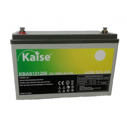 Batería monoblock - Kaise AGM solar 12V - 120Ah (C100)