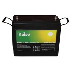Batería monoblock - Kaise AGM solar 12V - 160Ah (C100)