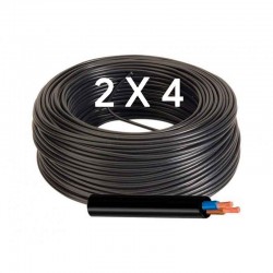 2,50 €/m manguera de PVC dirección h05vv-f 3g2,5 3x2,5 negros 5m
