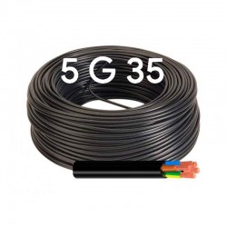 Manguera Cable Flexible Color Negro 5x35 RV-K 1000V