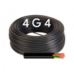 Manguera Eléctrica Negra Cable Flexible 4x4 RV-K 1000V