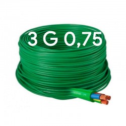 Manguera cable flexible 3x1 Libre de halógenos RZ1-K 500V.