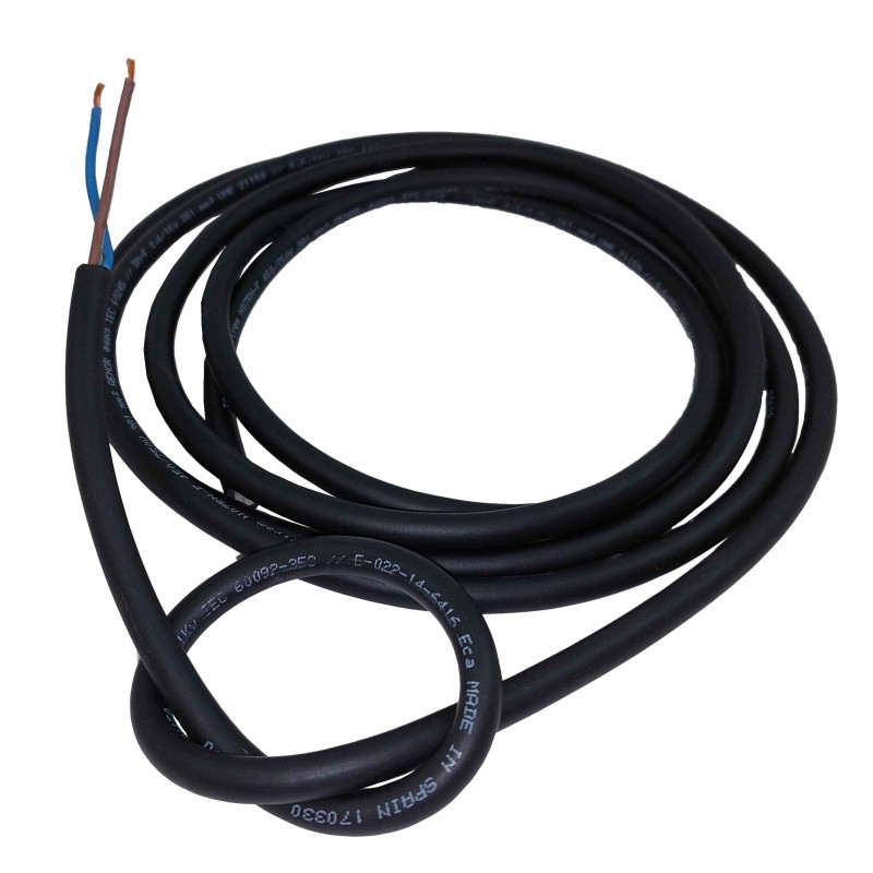 Cable de goma H07RN-F 2 x 1,5 mm² cable de construcción cable de alimentación 50 m 