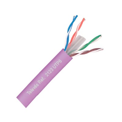 Cable Ethernet Cat 6 UTP Redes Informáticas Libre de Halógenos