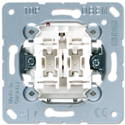 Interruptor doble 10 AX 250 V Jung 505 U
