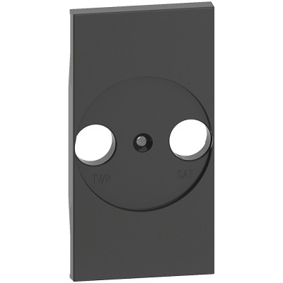 Frontal Universal para otras Bases TV 2 Módulos Bticino Living Now