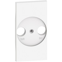 Frontal Universal para otras Bases TV 2 Módulos Bticino Living Now