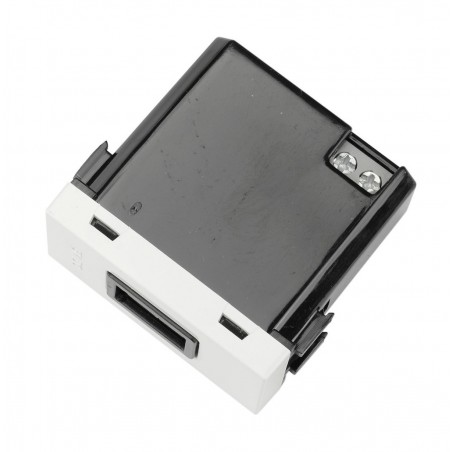 Cargador USB Módulo estrecho N2185 BL Niessen Zenit Blanco