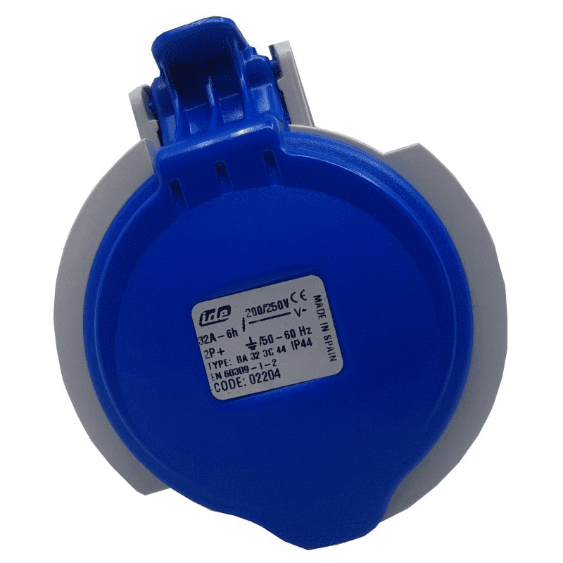 Base Aéra Hembra 2P+T 32 A