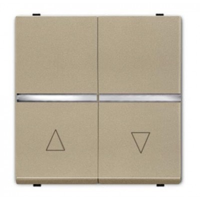 Doble Interruptor Persianas N2244.1 Niessen Zenit 2 Módulos