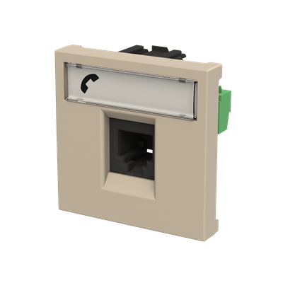 Toma Teléfono RJ12 Niessen Zenit 2 Módulos N2217.6