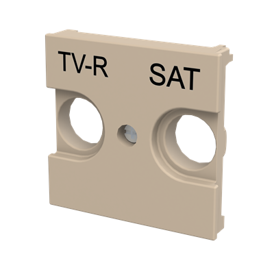 Tapa Tomas TV-R/SAT Niessen Zenit 2 Módulos N2250.1