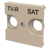 Tapa para Tomas TV-R/SAT Niessen Zenit 2 Módulos