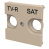 Tapa Tomas TV-R/SAT Niessen Zenit 2 Módulos N2250.1