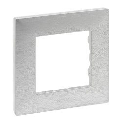 Placa 1 Elemento Aluminio Pulido Legrand Niloé Step 864871