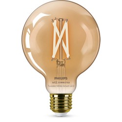 Smart LED Filamento ámbar G95 E27 Philips 8719514372207