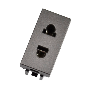 Enchufe Bipolar 2P Mixta Niessen Zenit 1 Módulo