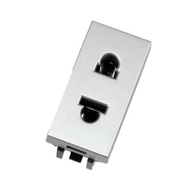 Enchufe Bipolar 2P Mixta Niessen Zenit 1 Módulo