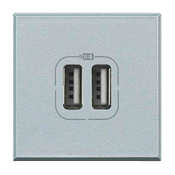 Cargador USB Doble Formato Mecanismo HC4285C2 Axolute Tech