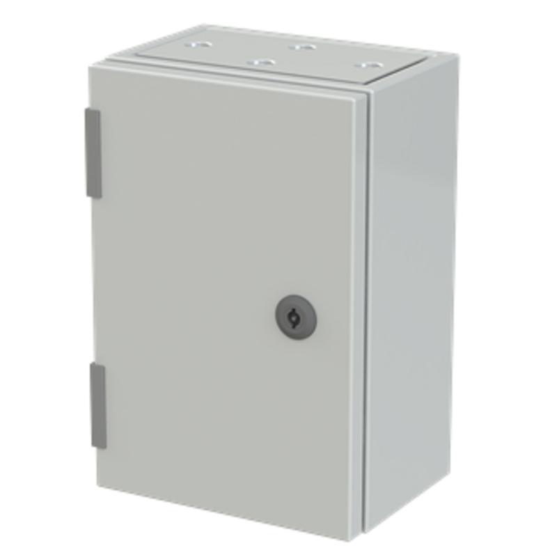 Armario SR2 400x300x150mm puerta ciega + placa montaje SRN4315K ABB