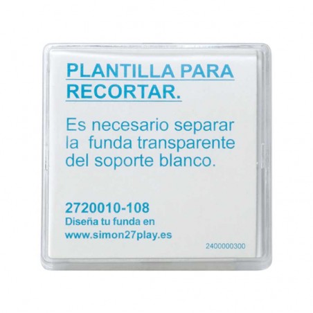 Tecla Ancha Transparente Personalizable 2720010-108 Simon 27 Play