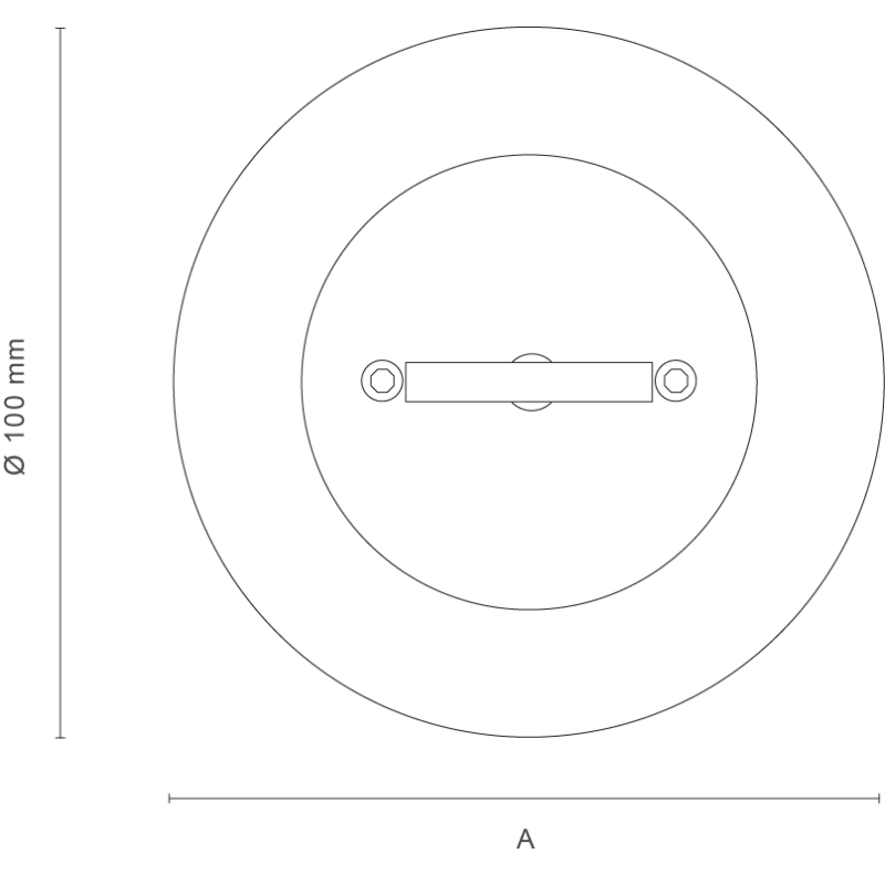 Interruptor / Conmutador Fontini Do Low 34308011 Porcelana Negra