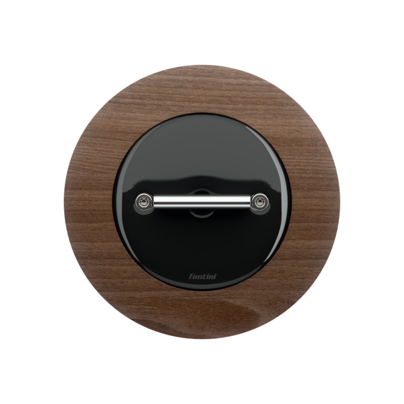 Interruptor / Conmutador Fontini Do Low 34308011 Porcelana Negra