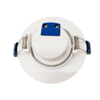 Mini Downlight Led 7W 5700K luz fria Orientable Blanco