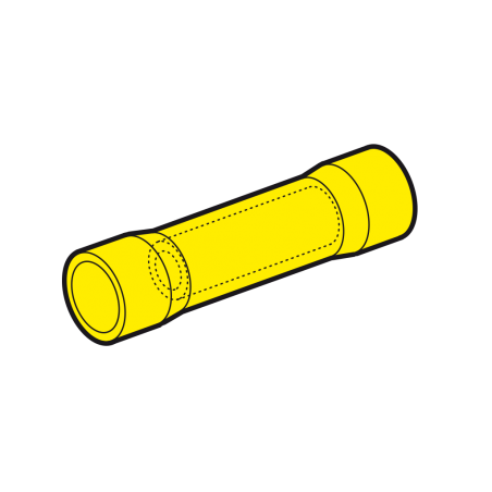 Manguito preaislado para cable 4-6mm Cembre amarillo