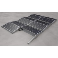 Soporte Inclinado para Cubierta Plana 26H 10º/15º - Horizontal - Sunfer