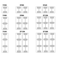 Soporte Inclinado 26H para Cubierta Plana 10º/15º - Horizontal - Sunfer