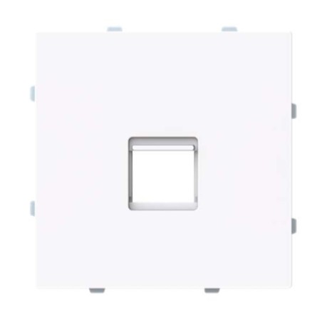 Tapa 1 conector Blanco brillo Niessen Alba 8916.3 BL
