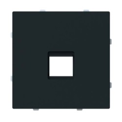Tapa Negro para 1 conector Niessen Alba 8916.3 NT