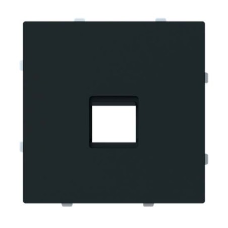 Tapa Negro para 1 conector Niessen Alba 8916.3 NT