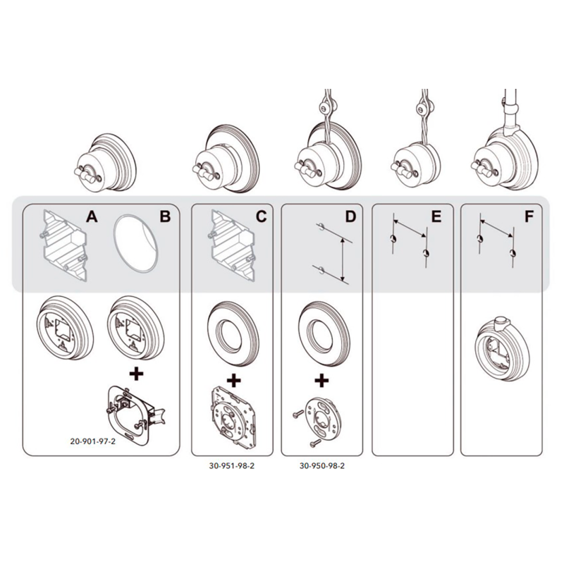 Base Enchufe Bipolar Francesa Porcelana 30211172 Fontini Garby